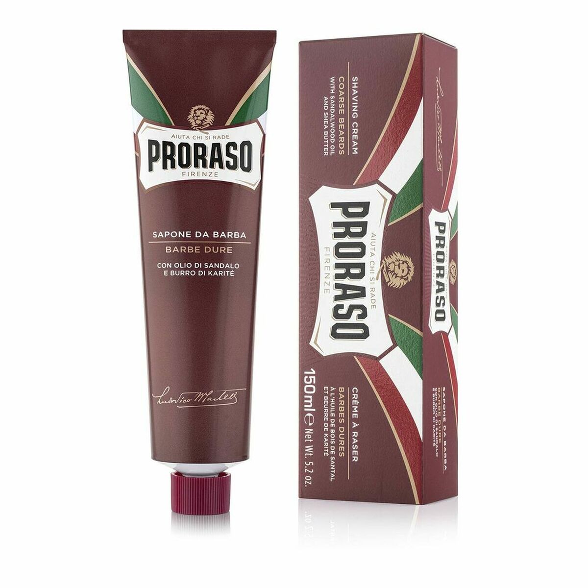 Rasiercreme Proraso Weiß Schaum